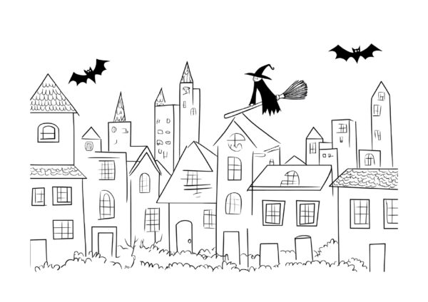 Halloween coloring pages - Image 2